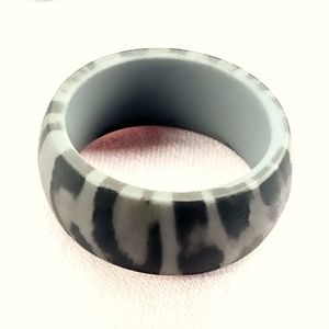 Leopard Print Silicone Ring, Sizes 7-12